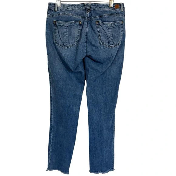 Democracy “flex”-ellent Straight Jeans Women’s Size 8 Frayed Hem - Picture 4 of 12